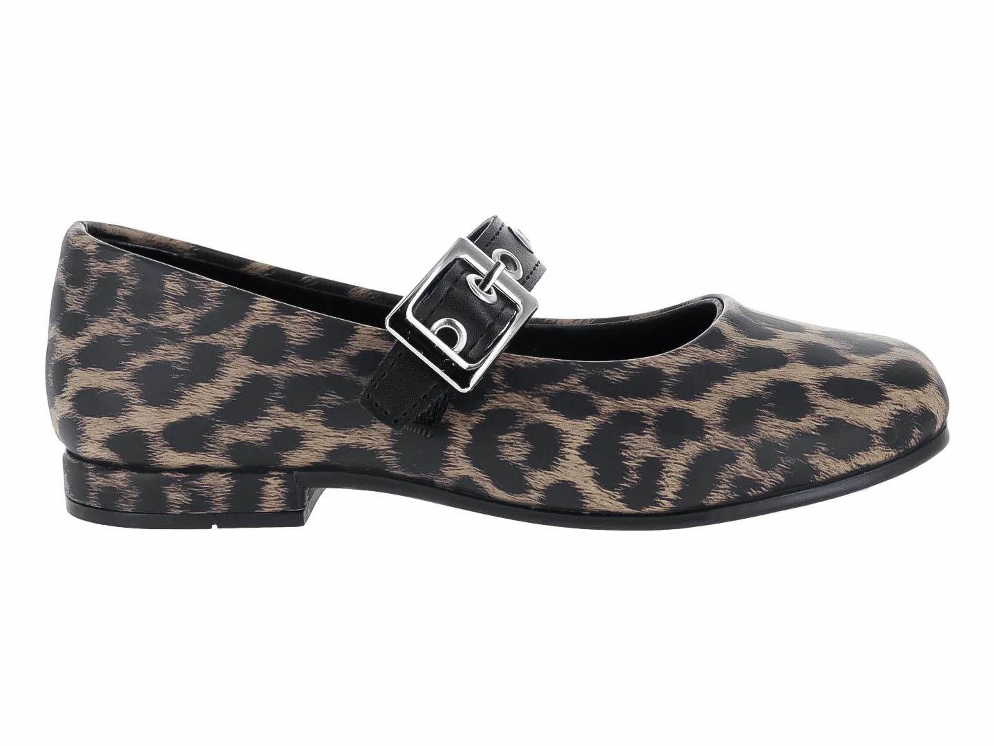 Ballerinas Vavito Animal Print Café para Niña