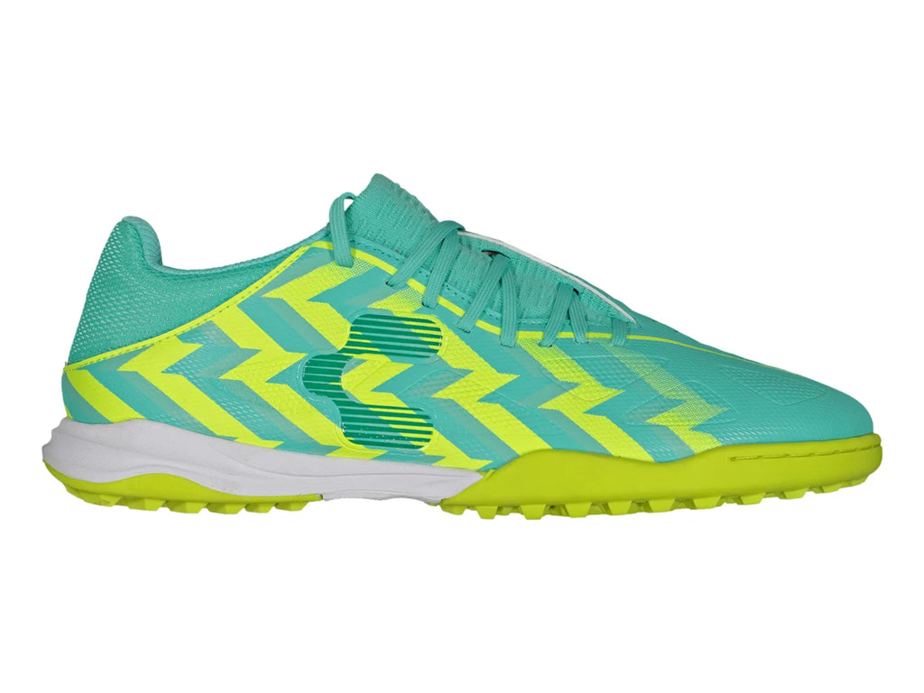 Tenis de Fútbol Charly Turf Turquesa y Amarillo para Hombre