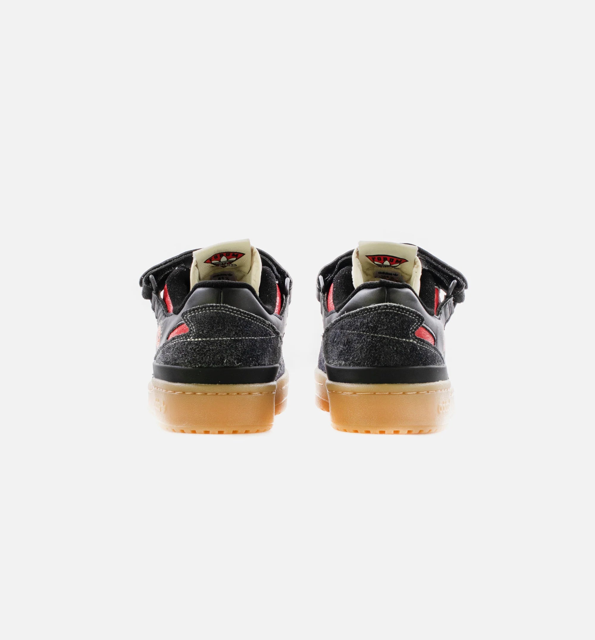 Midwest Kids Forum Lo 84 Mens Lifestyle Shoe Black White Red