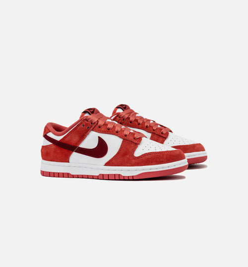 Dunk Low Valentines Day Womens Lifestyle Shoe White Adobe Dragon Red Team Red