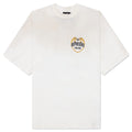 Angel Border T Shirt Washed Ecru