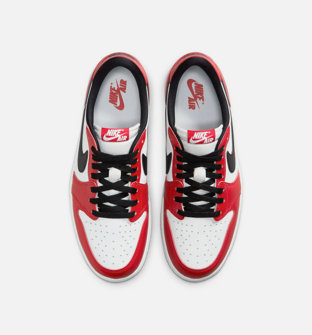 Air Jordan 1 Retro Low OG Chicago Mens Lifestyle Shoe Varsity Red Black Summit White
