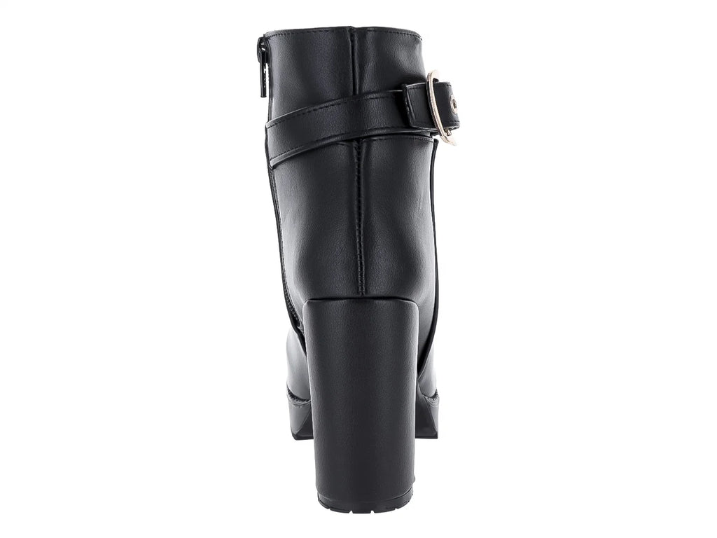 Botines Luna Rosa Negros para Mujer