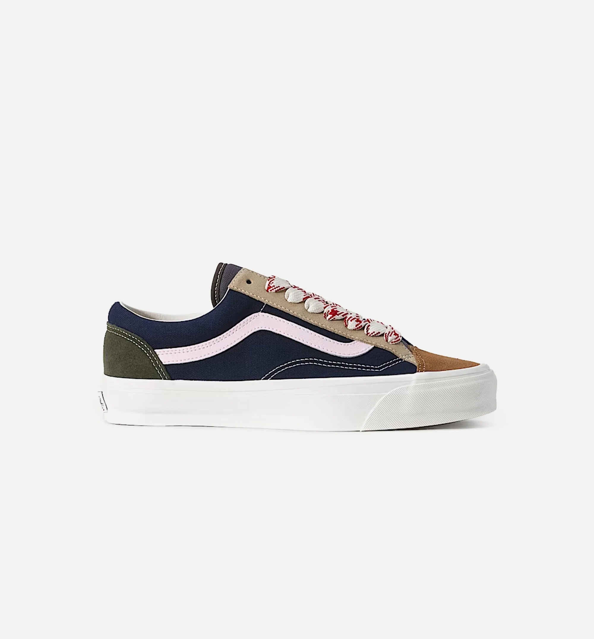 LX Old Skool 36 Retro Block Mens Lifestyle Shoe Color Block Green Brown Blue