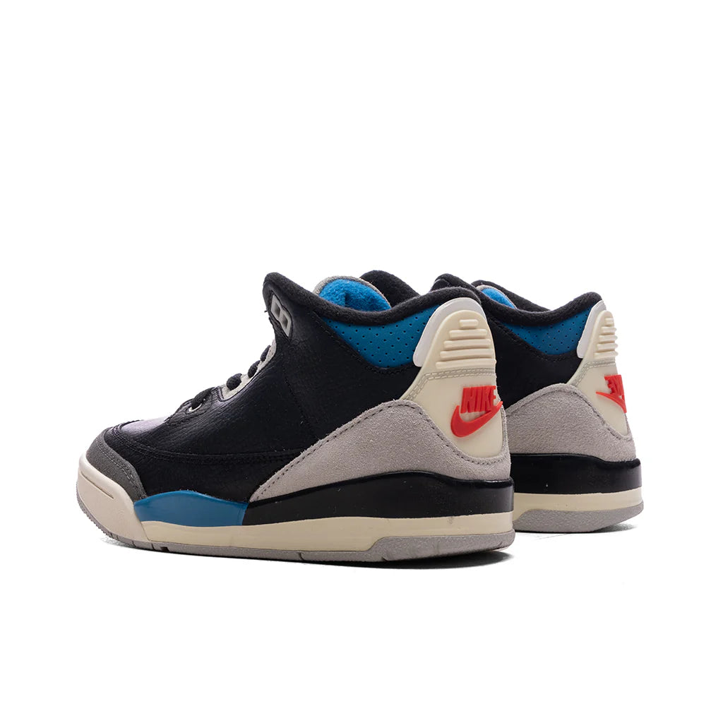 Air Jordan 3 Retro OG Rare Air PS Black Chile Red Neutral Grey