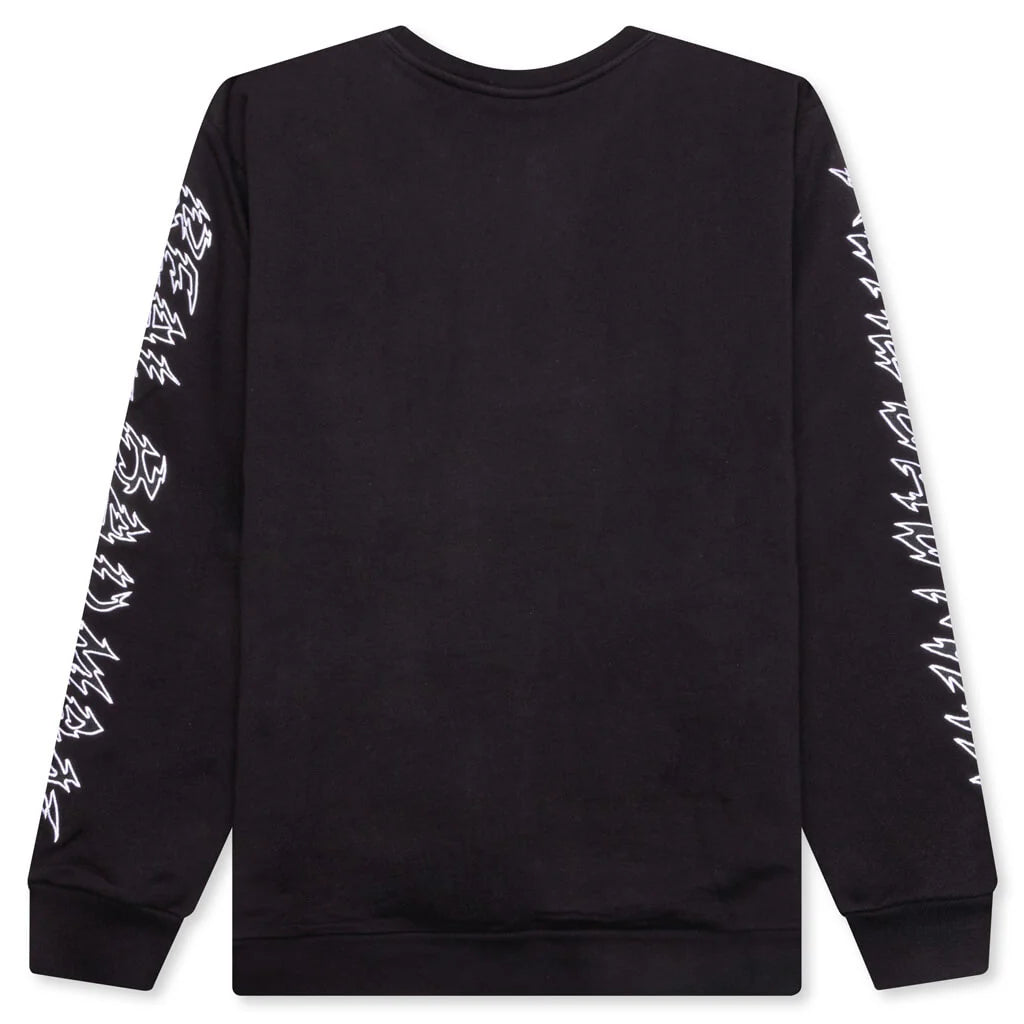 Electrified Crew Fleece Black