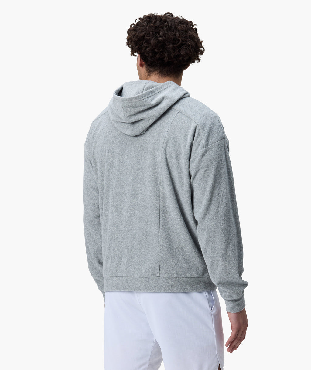 TERRY CLOTH WARM UP HOODIE