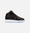Air Jordan 1 Mid SE Space Jam Grade School Lifestyle Shoe Black