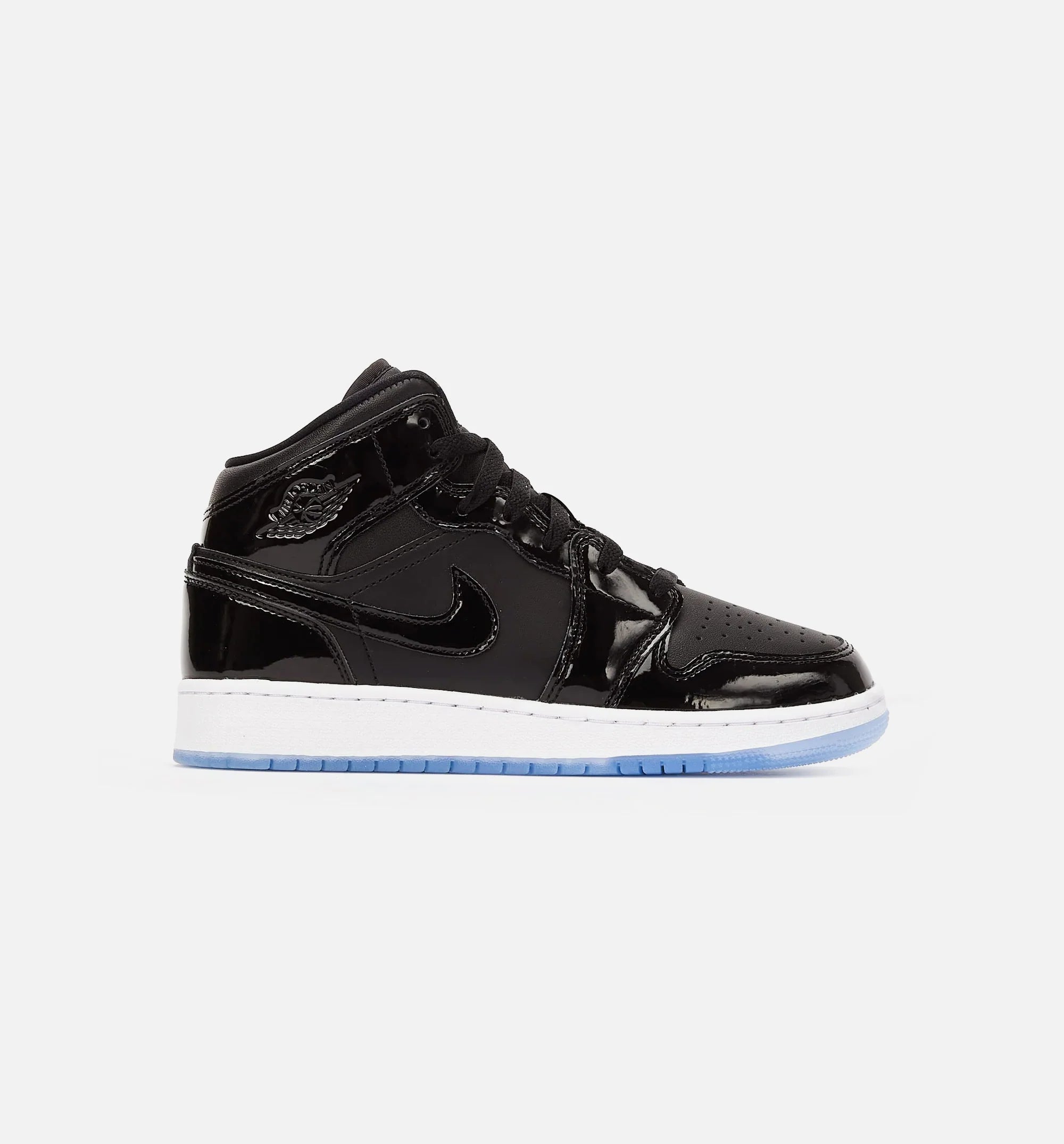 Air Jordan 1 Mid SE Space Jam Grade School Lifestyle Shoe Black