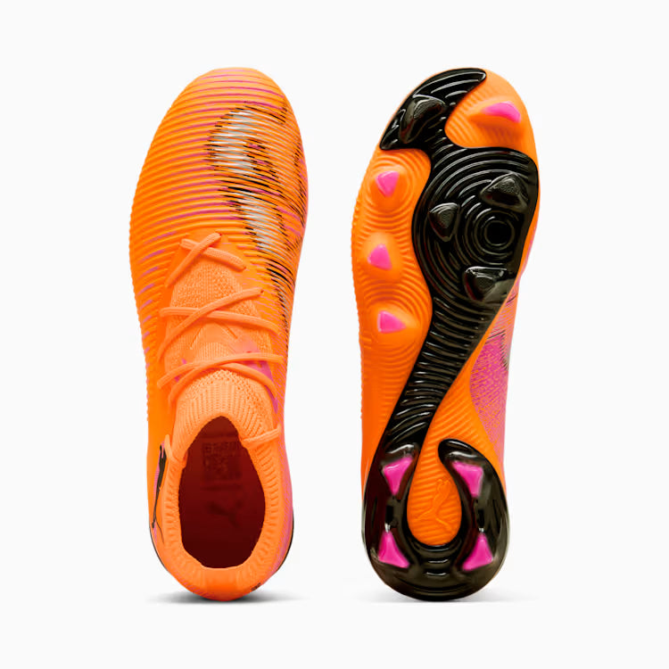 PUMA Future 8 Match FG AG Womens Soccer Cleats Orange Black