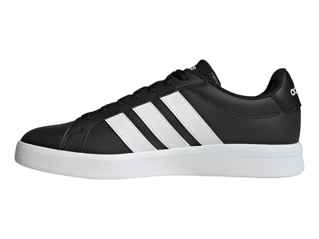 Tenis Adidas Grand Court Base 30 Negro y Blanco para Hombre