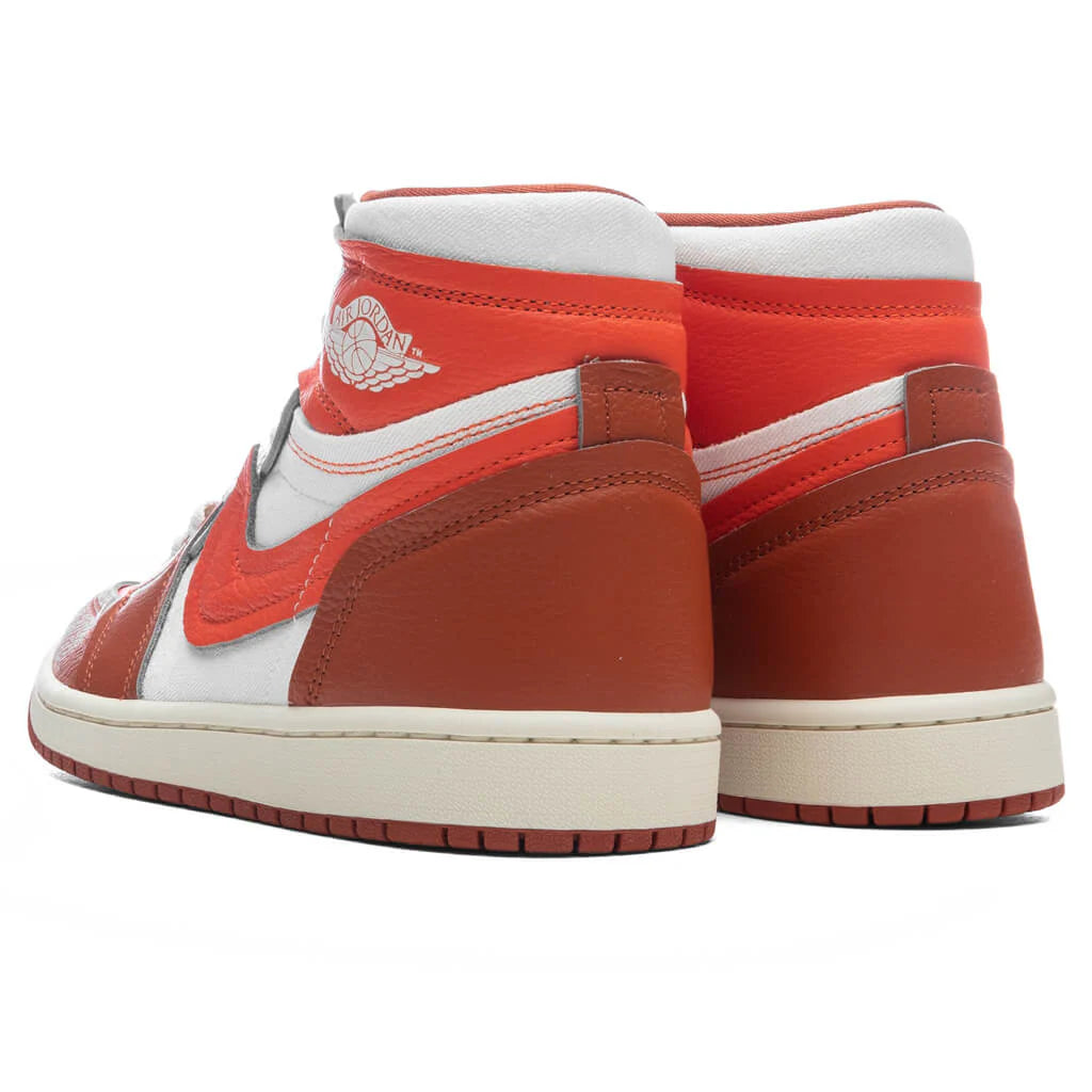 Womens Air Jordan 1 High MM Desert Orange Sail Brilliant Orange
