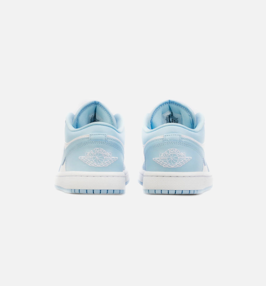 Air Jordan 1 Low Ice Blue Womens Lifestyle Shoe White Blue Limit One Per Customer