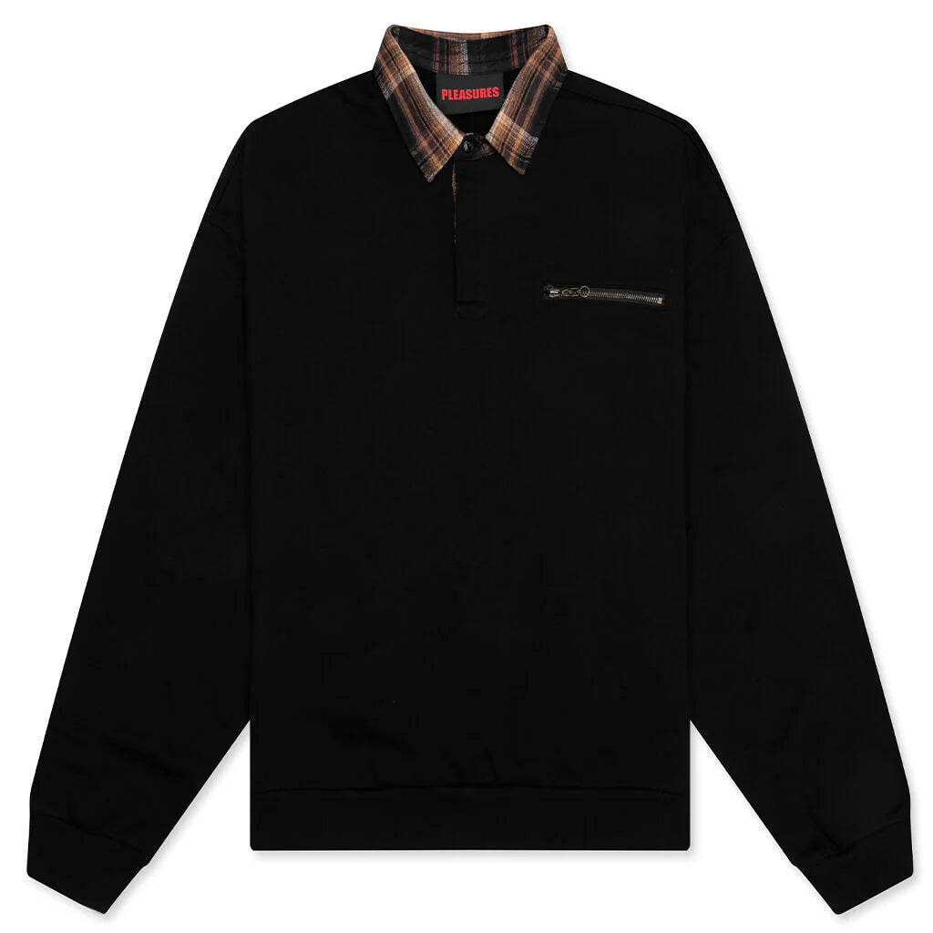 Town Polo Sweatshirt Black