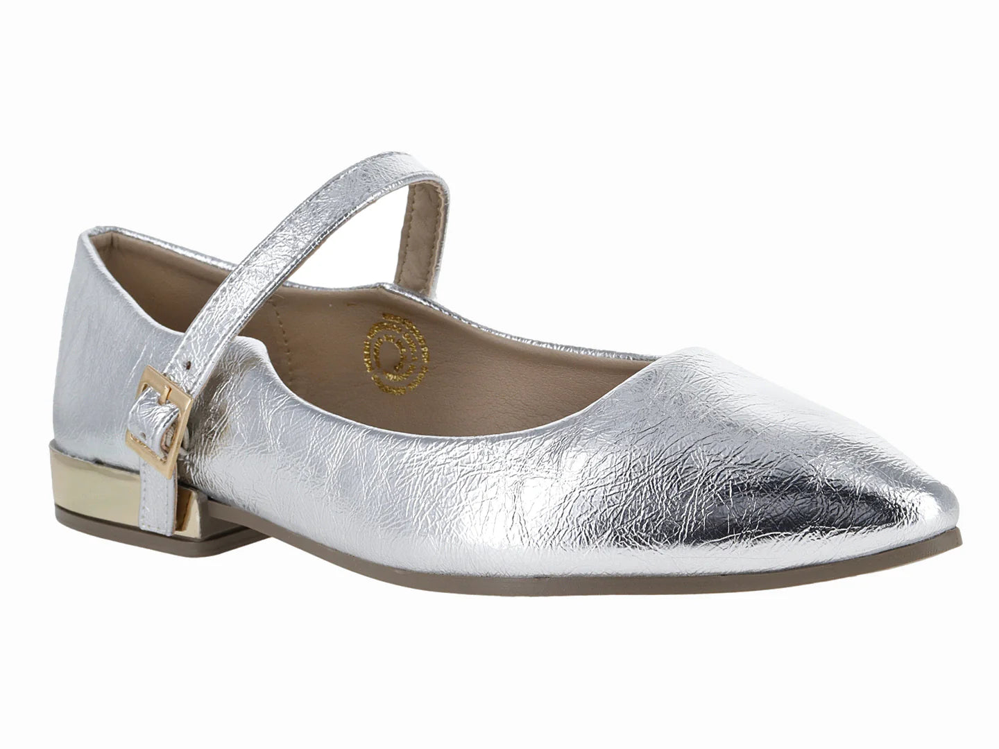 Ballerinas Luna Rosa Plata para Mujer