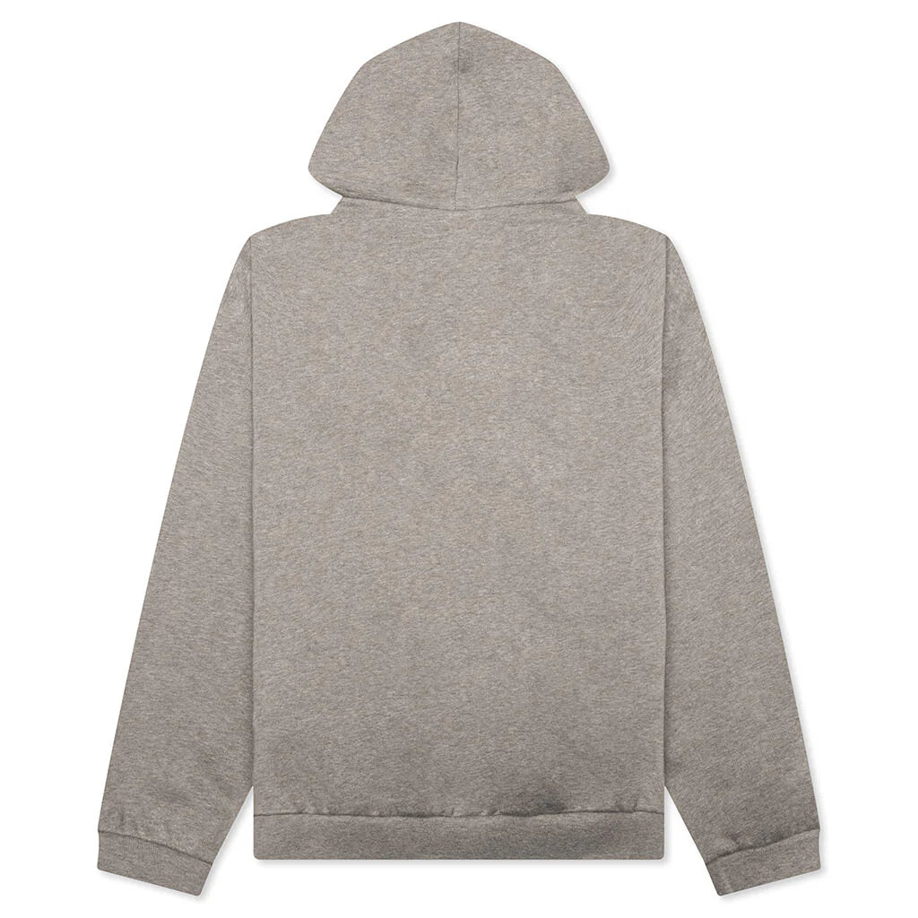 Heavy Fleece Vintage Shrunken Hoodie Heather Gray