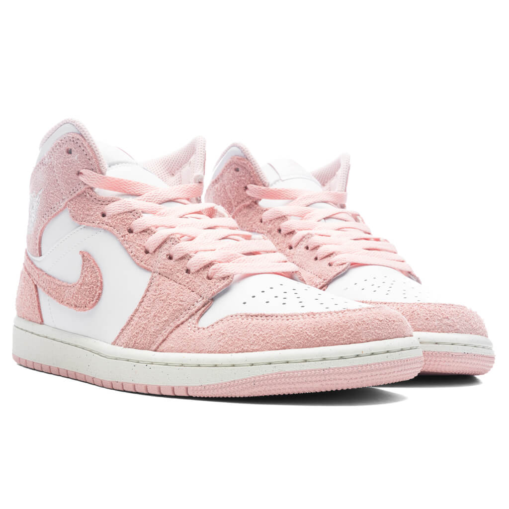 Air Jordan 1 Mid SE White Legend Pink Sail