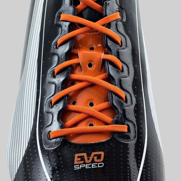 PUMA evoSPEED 1 FG Soccer Cleats Black White Orange