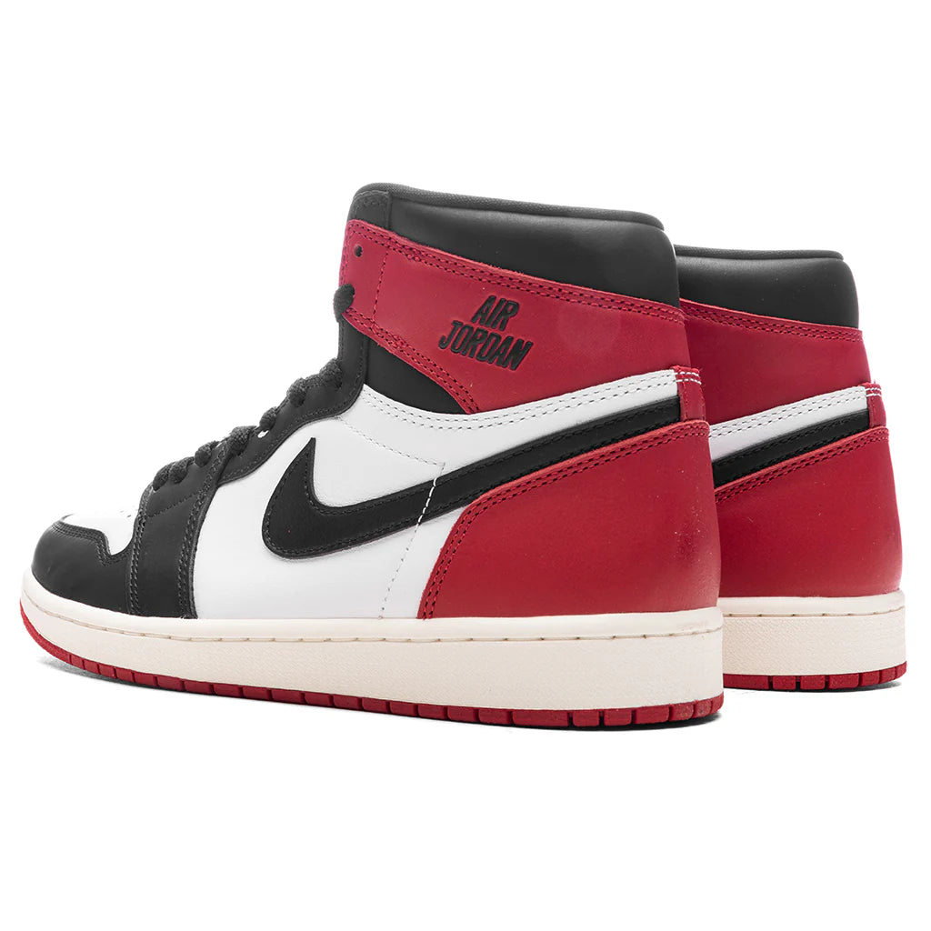 Air Jordan 1 Retro High OG Black Toe Reimagined White Black Varsity Red Sail