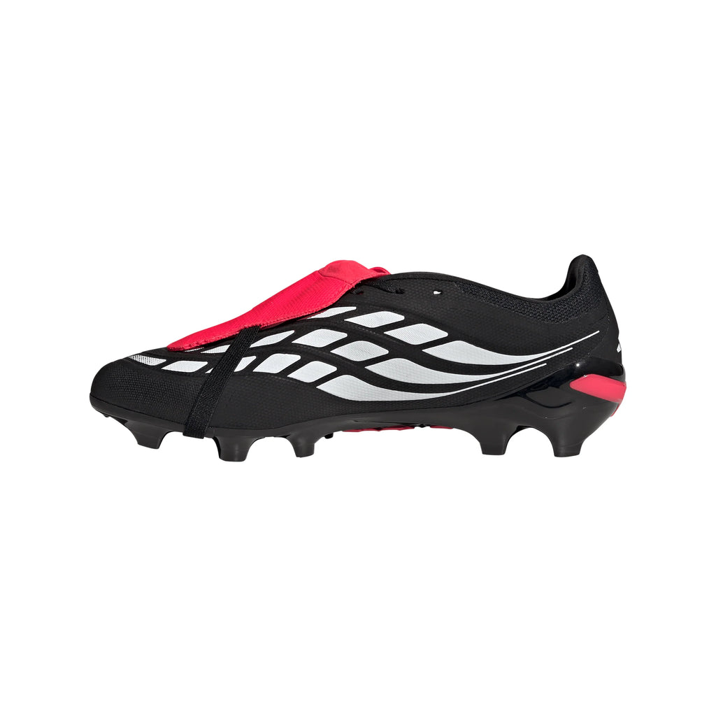 adidas Predator League Fold Over Tongue FG Firm Ground Mens Soccer Cleats Black White