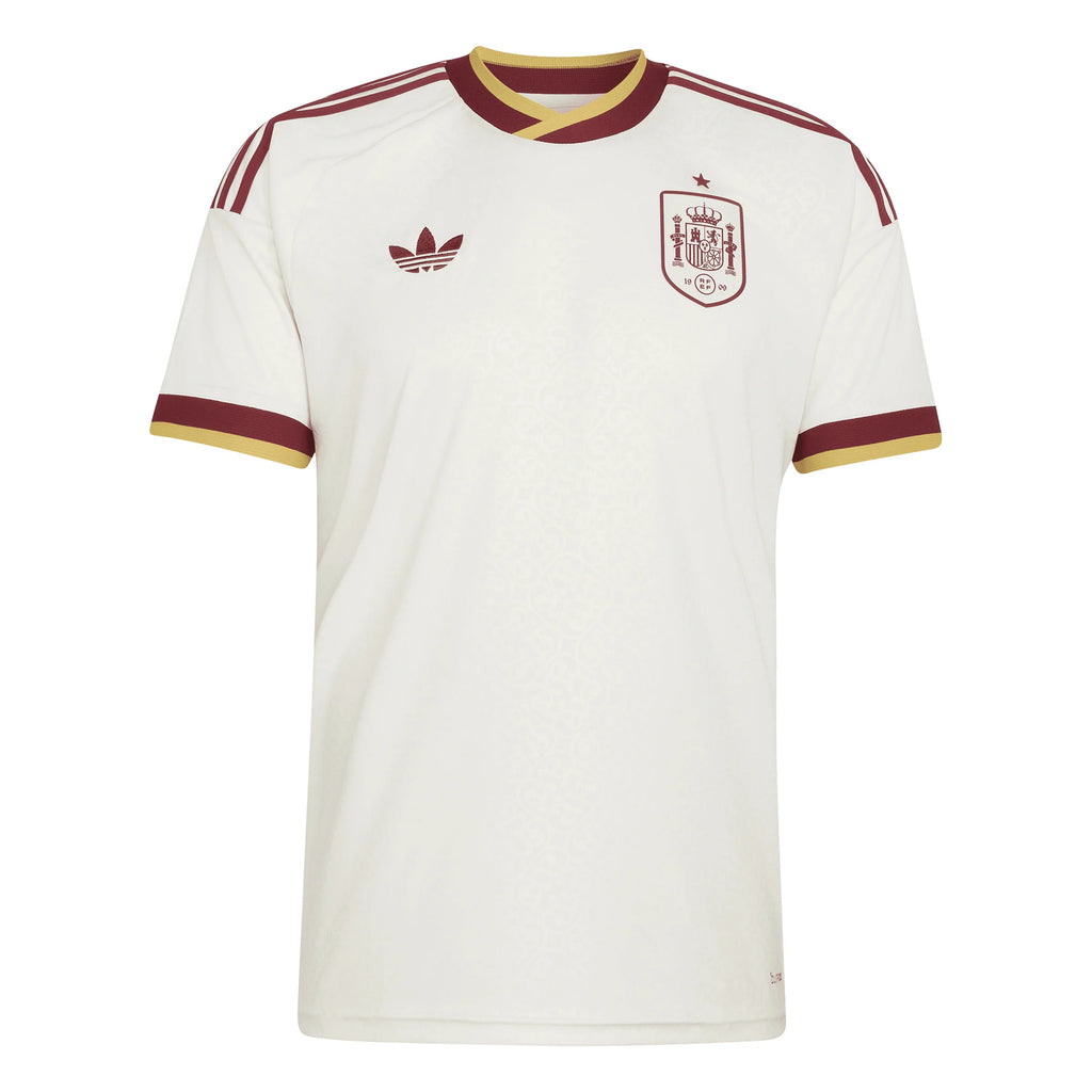 adidas Spain Away Mens Soccer Jersey 2026 White