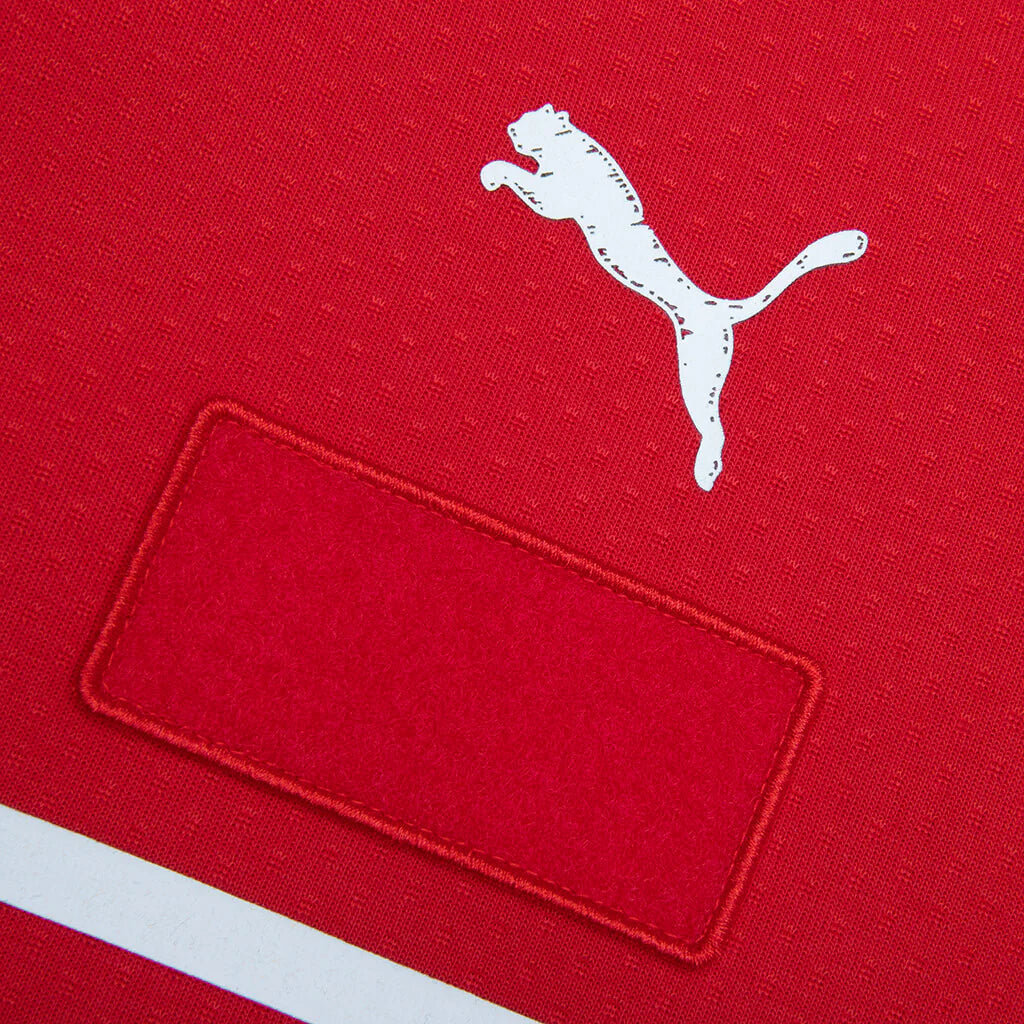Puma x Joshua Vides Ferrari Mesh Crew Rosso Corsa
