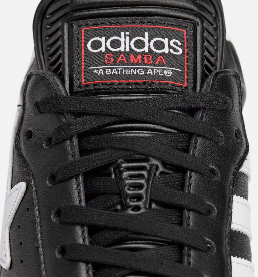 Samba Bape Mens Lifestyle Shoe Core Black Cloud White Gum