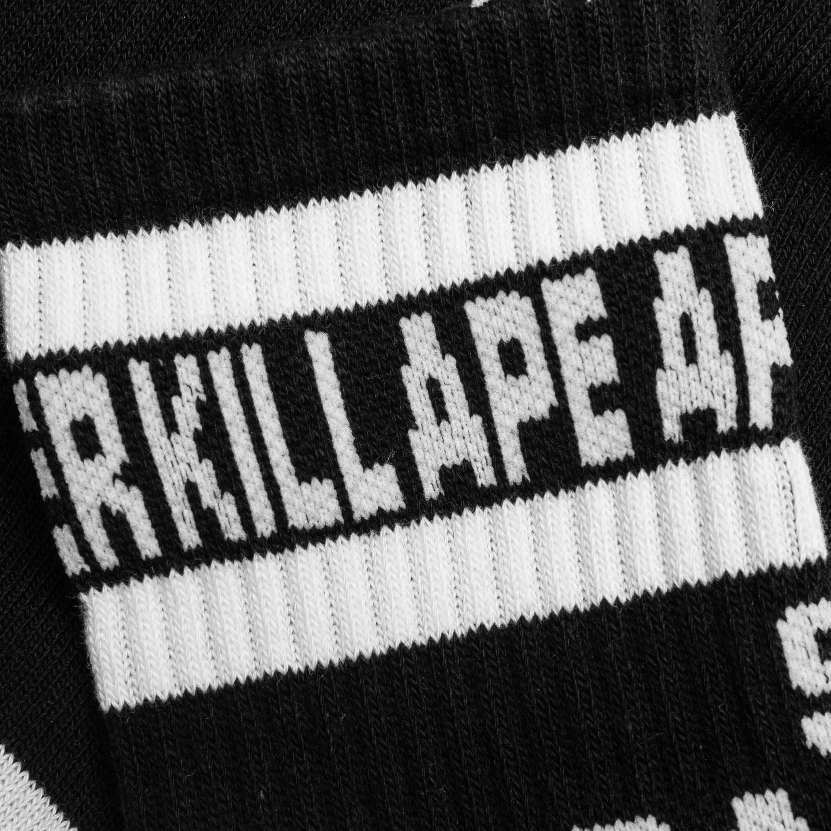Saint Michael x A Bathing Ape Ape Socks Black