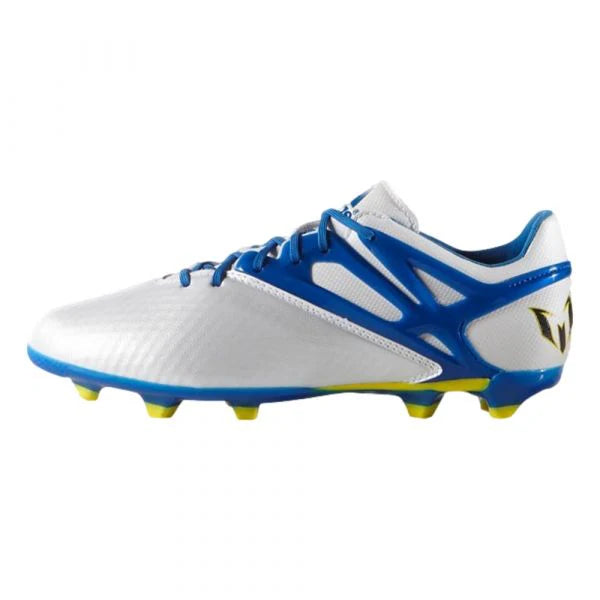 adidas Messi 151 FG AG Multi Ground Youth Soccer Cleats White Prime Blue Black