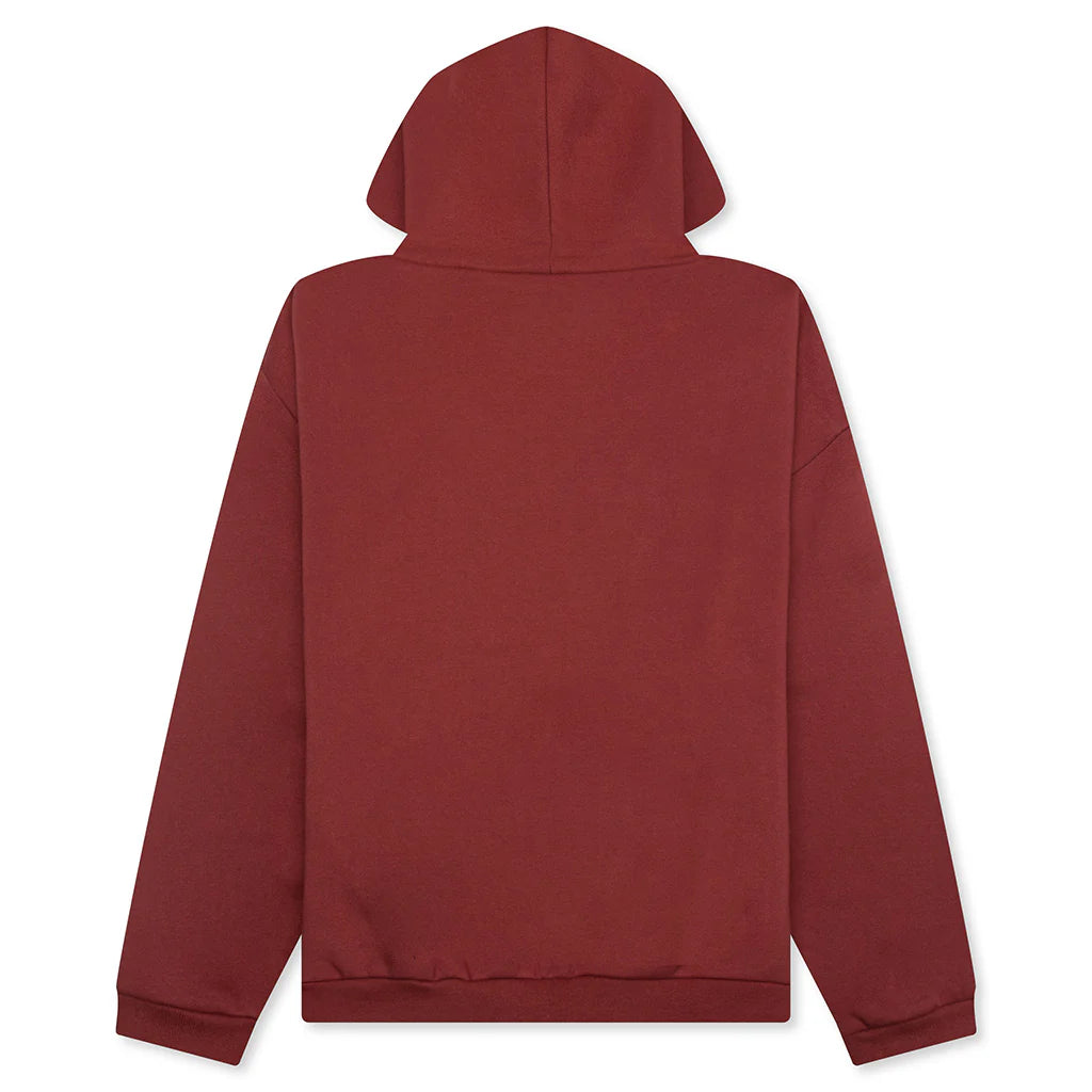 Fleece Hoodie Crimson
