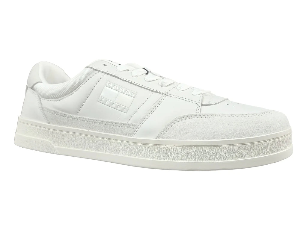 Tenis Tommy Hilfiger The Greenwich Mix Media Blanco para Hombre
