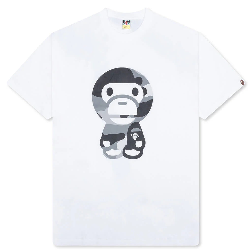 Giant 1ST Camo Big Baby Milo Tee White Grey