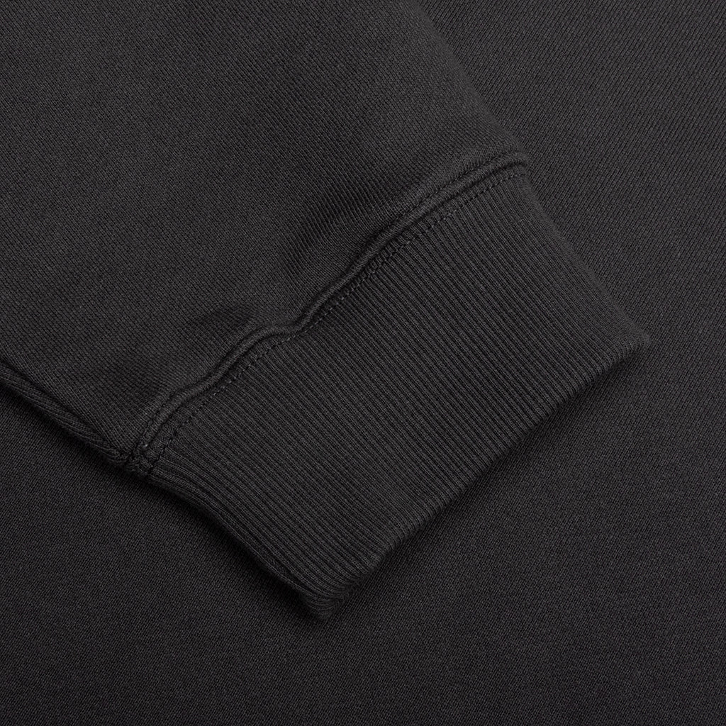 Debossed Crewneck Black