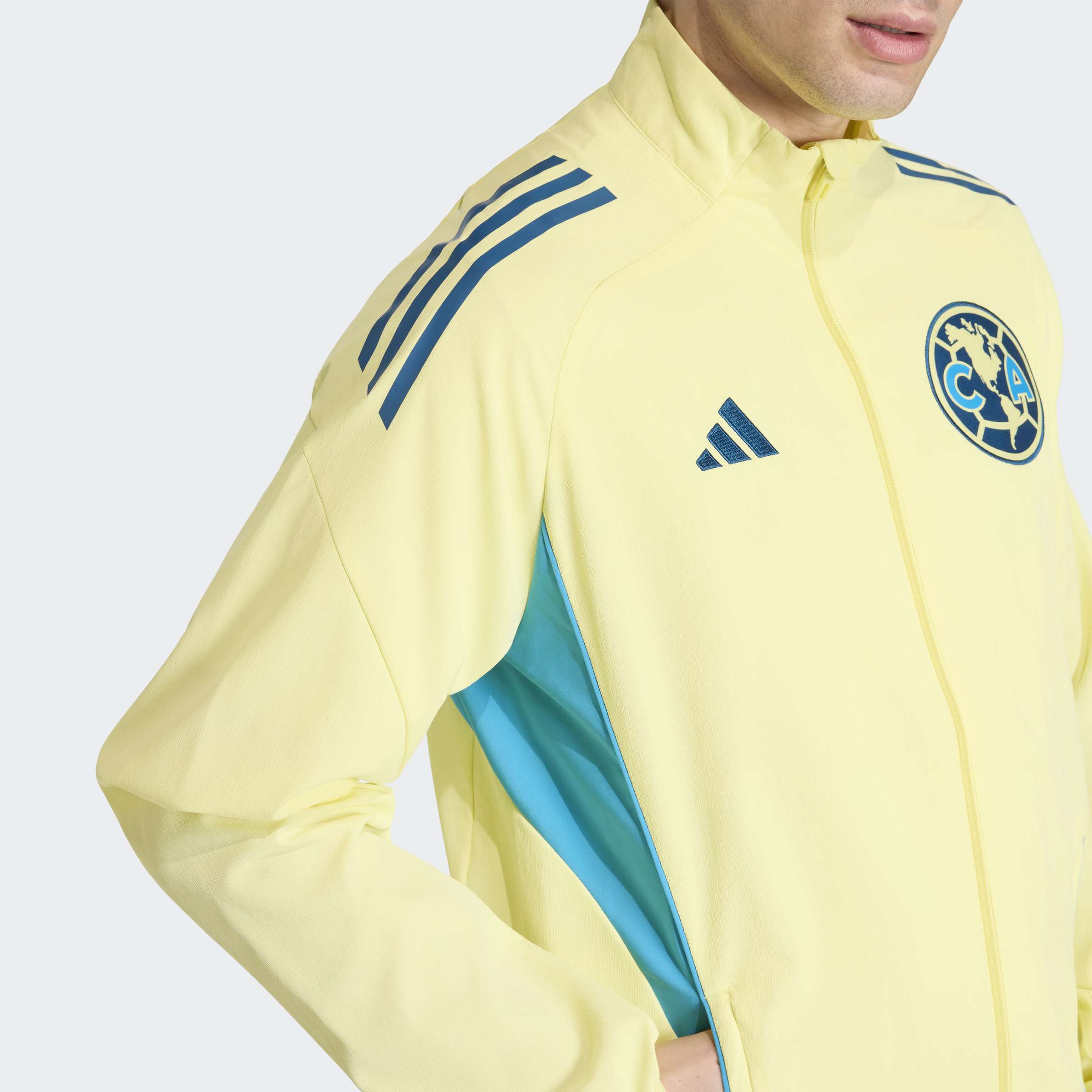 adidas Club America 25 26 Tiro25 Competition Presentation Mens Soccer Jacket Yellow