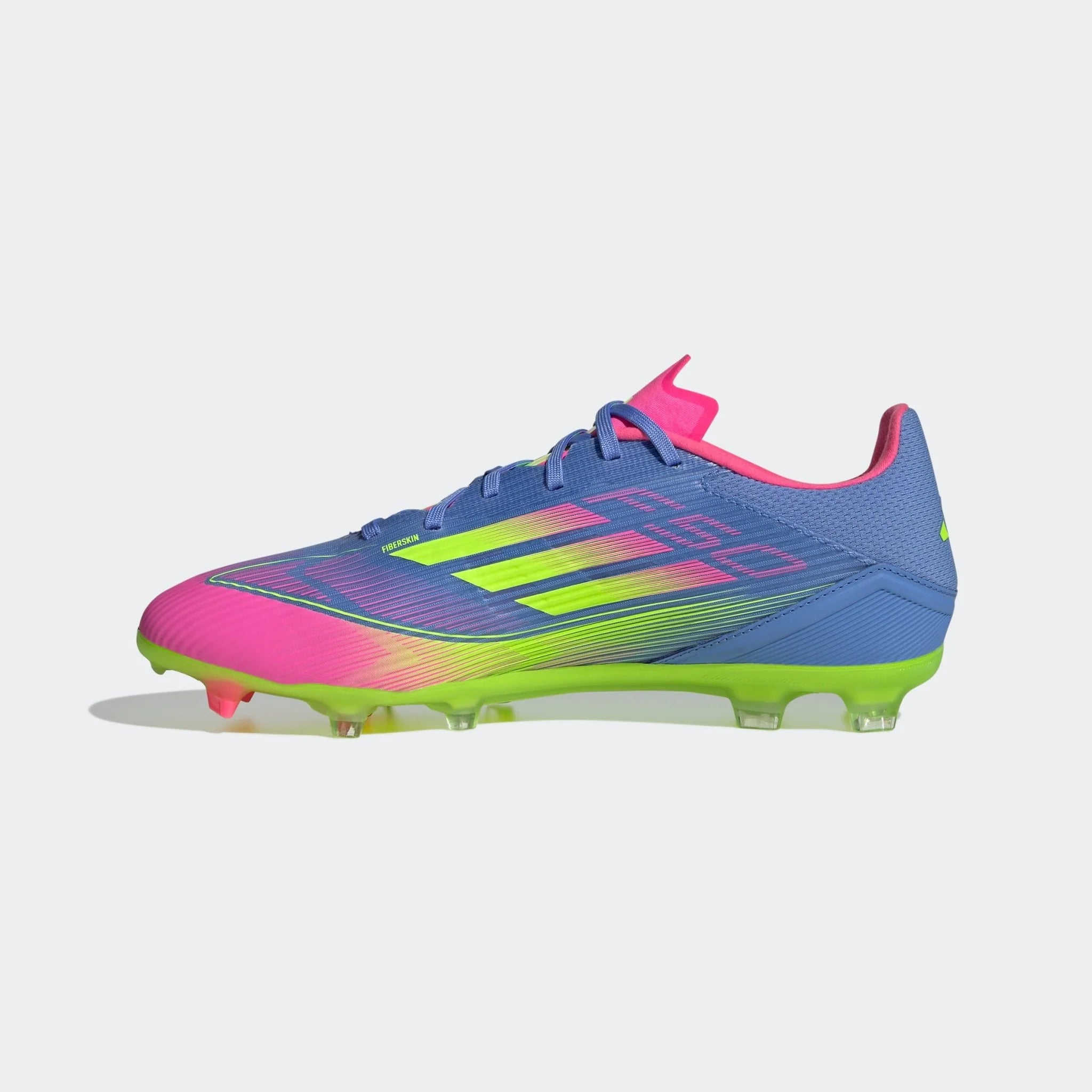 adidas F50 League Firm Multi Ground Boots Blue Fusion Lucid Lemon Lucid Pink