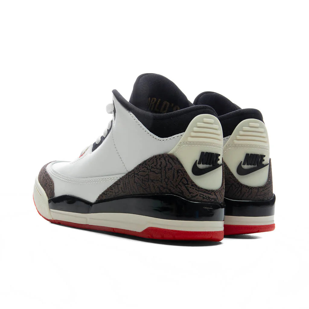 Air Jordan 3 Retro OG Worlds Best Dad PS Sail Black University Red Pale Ivory