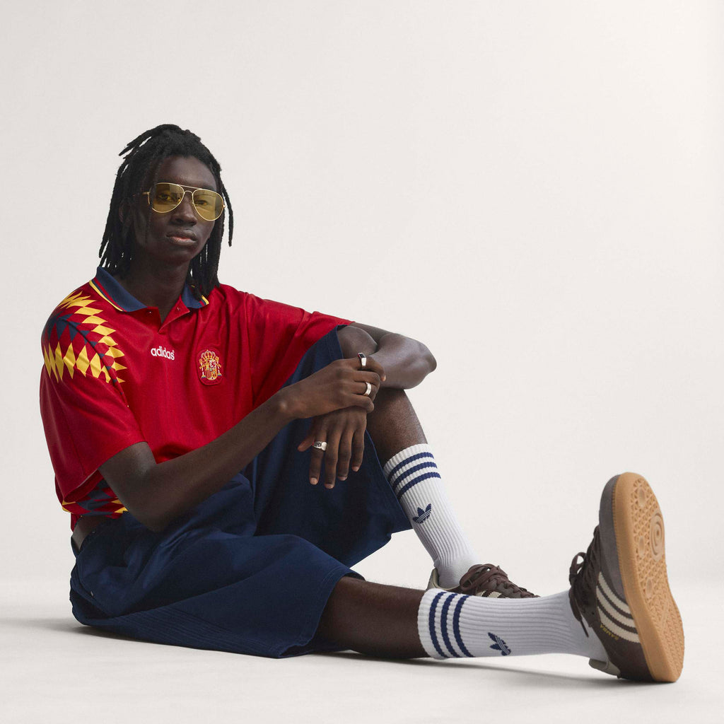 adidas Spain Home 1994 Mens Soccer Jersey Red