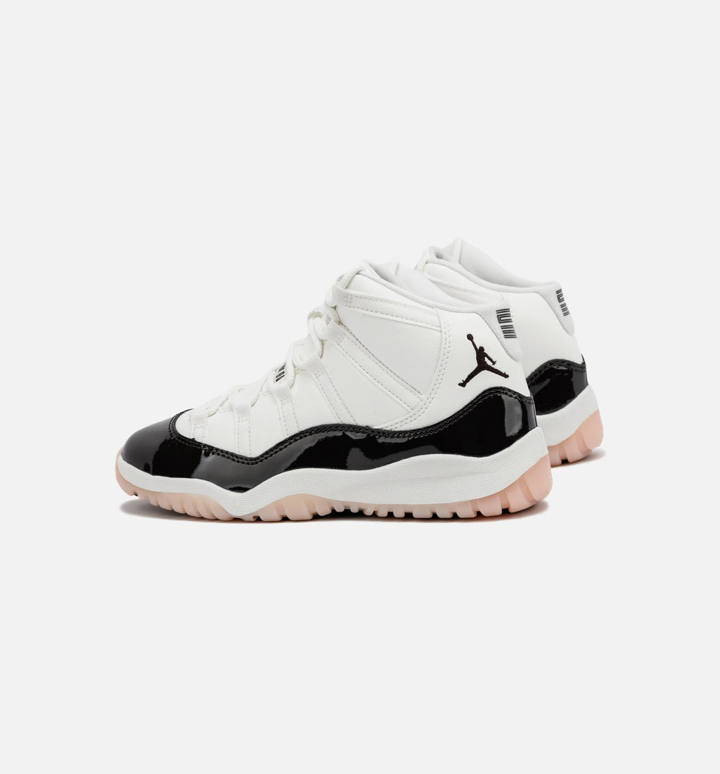 Air Jordan 11 Retro Neapolitan Preschool Lifestyle Shoe Sail Velvet Brown Atmosphere