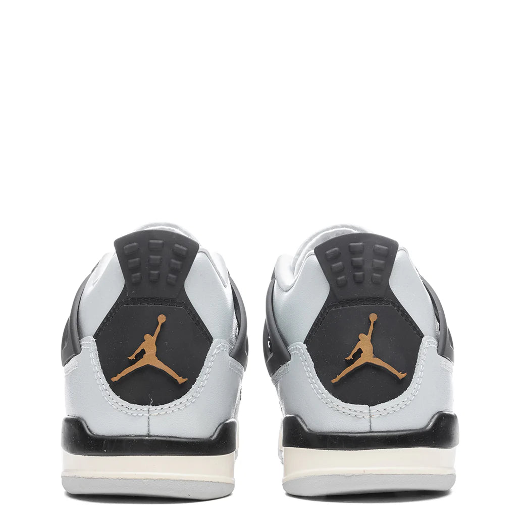 Air Jordan 4 Retro PS Pure Platinum Metallic Gold Black Sail