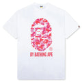 ABC Camo By Bathing Ape Tee White Pink