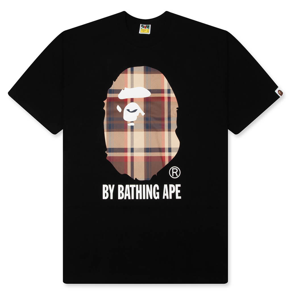 BAPE Check By Bathing Ape Tee Black Red