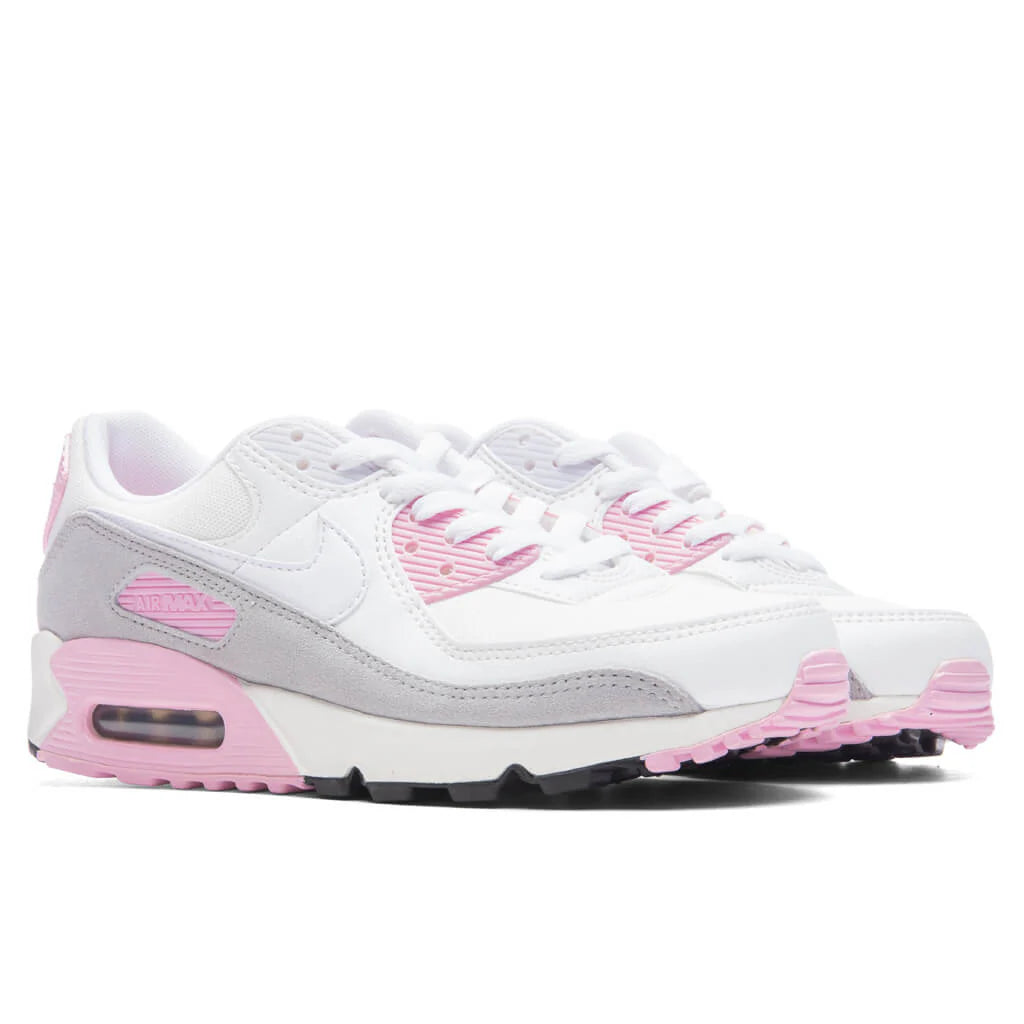 Womens Air Max 90 White Sail Med Soft Pink