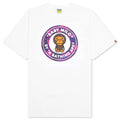 Color Camo Milo Busy Works Tee White Purple