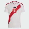adidas Peru Home Mens Soccer Jersey 26 White