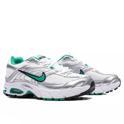 Womens Air Max Moto 2K White Stadium Green Metallic Silver