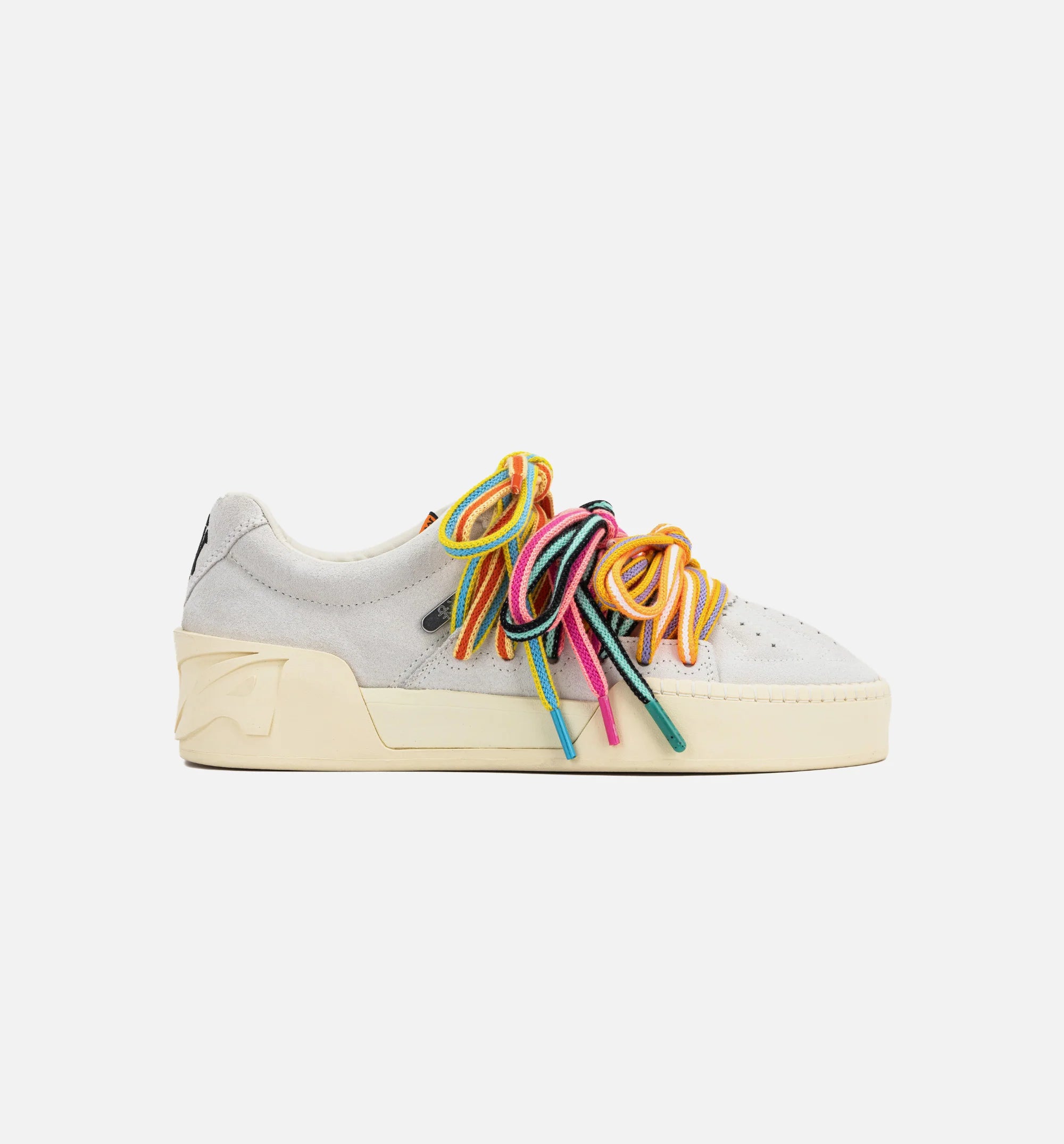 Kai Hela Roots Tribe Mens Lifestyle Shoe Ivory White Multicolor
