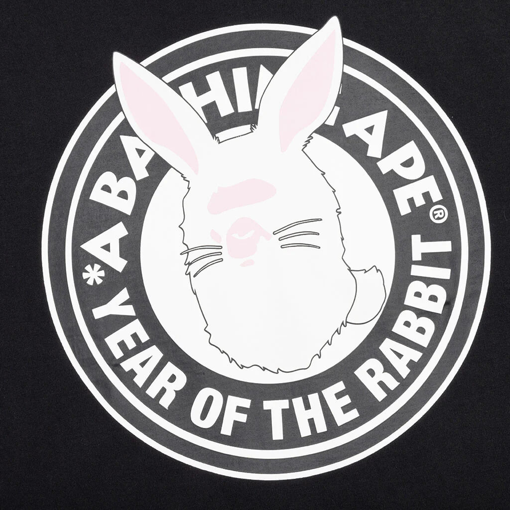 Year Of The Rabbit Tee Black