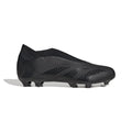 adidas Predator Accuracy3 Laceless FG Firm Ground Soccer Cleats Black Black
