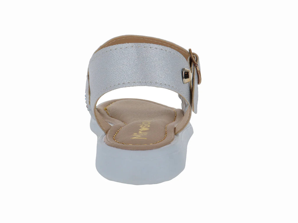 Sandalias Miroslava Plata para Niña