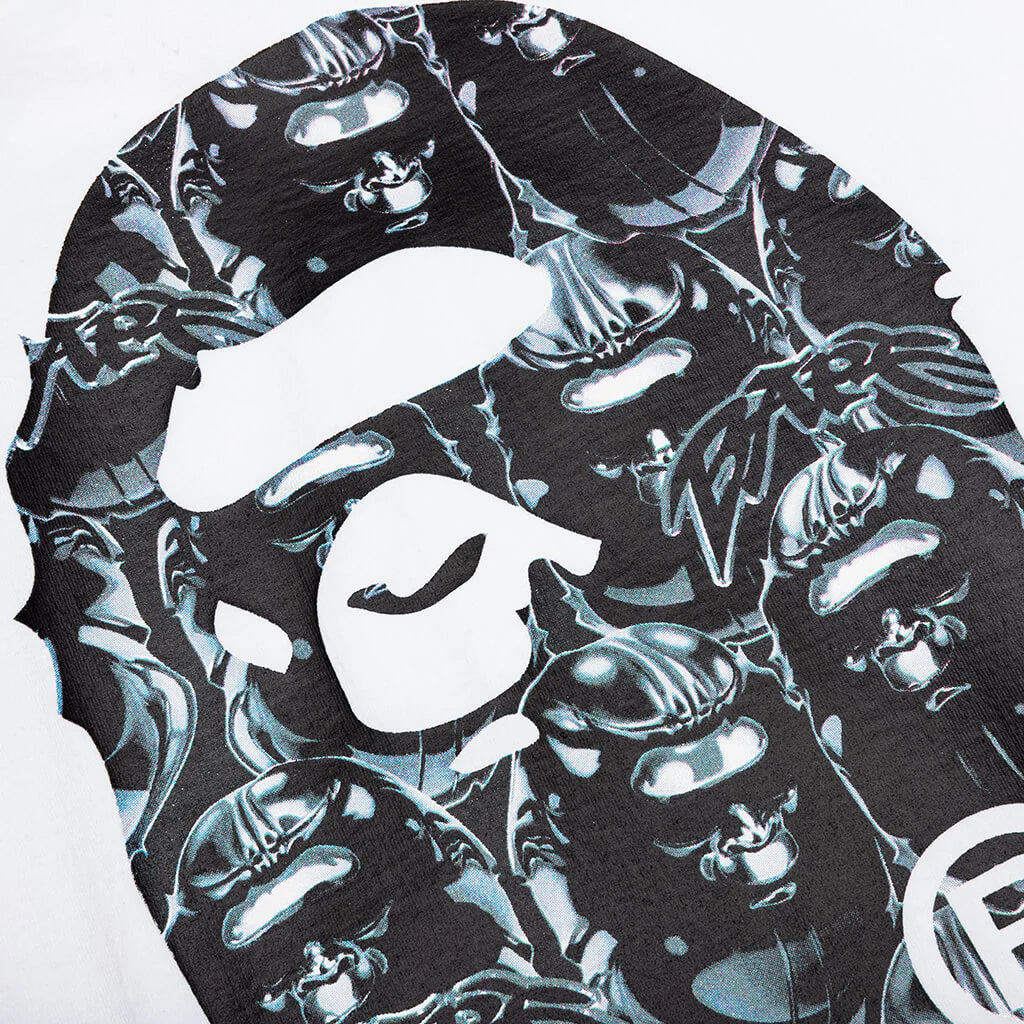 Ape Head Graffiti Big Ape Head Tee White Black